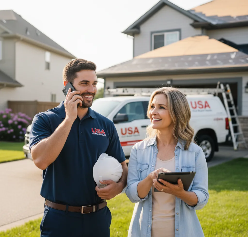 USA Roof Repair Experts customer support in Gillette